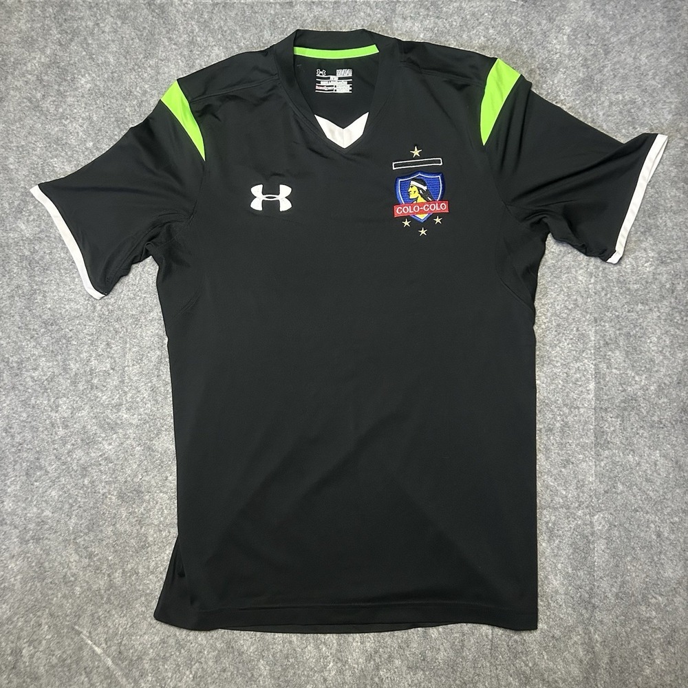 Under Armour Men's Medium Colo-Colo 2015 training shirt Gray Green Jersey